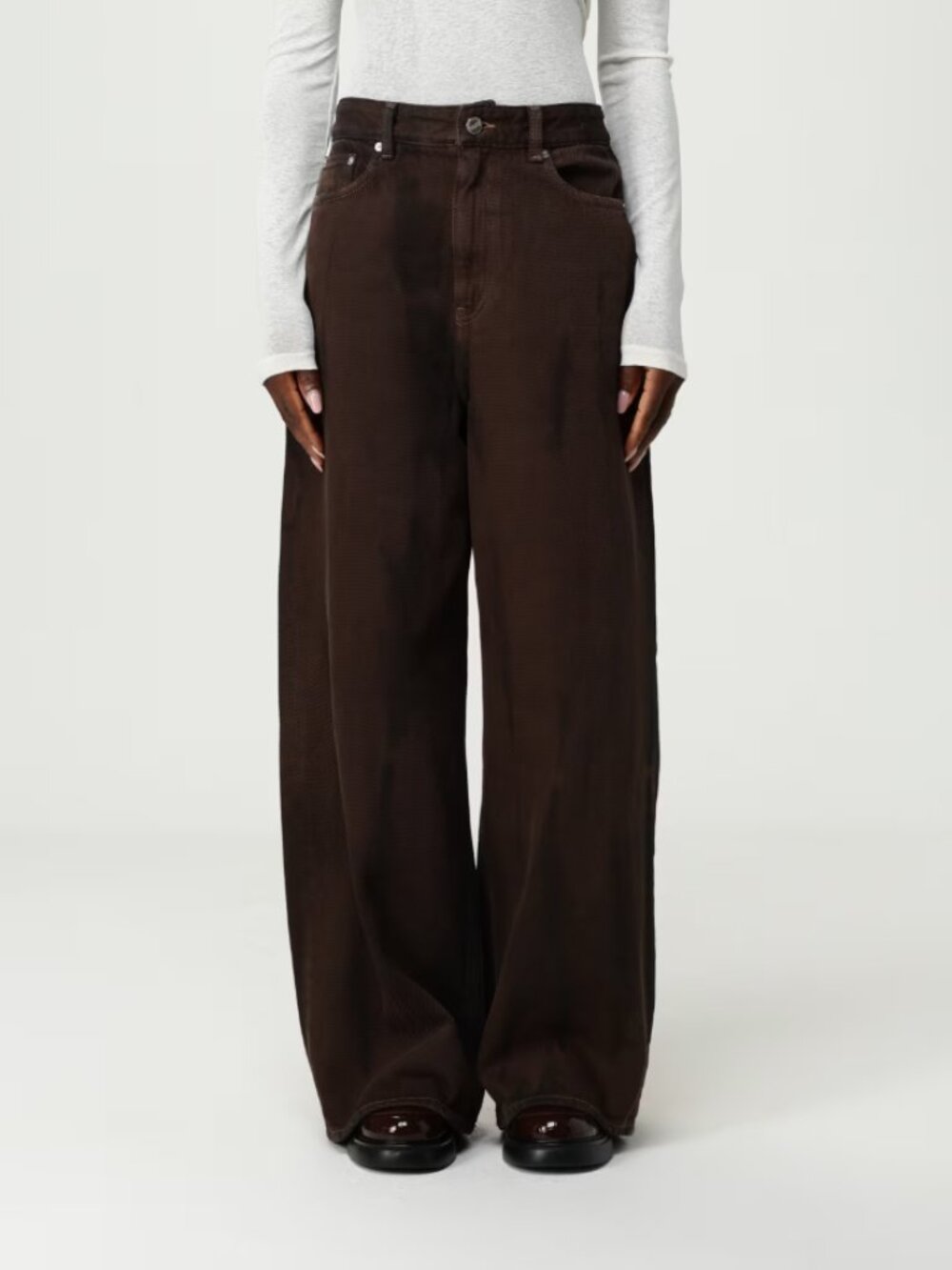 BNWT AW25 GANNI WIDE LEG DENIM JEANS 30